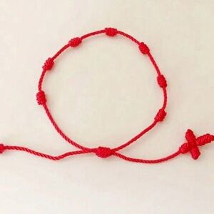Red Lucky Handmade Braided Bracelet